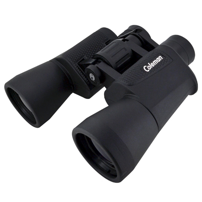 COLEMAN<sup>&reg;</sup> 8x40 Multi-Purpose Roof Prism Binoculars - This multi-purpose binocular has 8x the magnification power, BK7 porro prisms help deliver bright, vivid images and uses high-definition, fully-coated optics to minimize aberration.  Plus, it provides enhanced field-of-view while reducing eye strain.  Features fold-down eyecups and impact resistant construction.